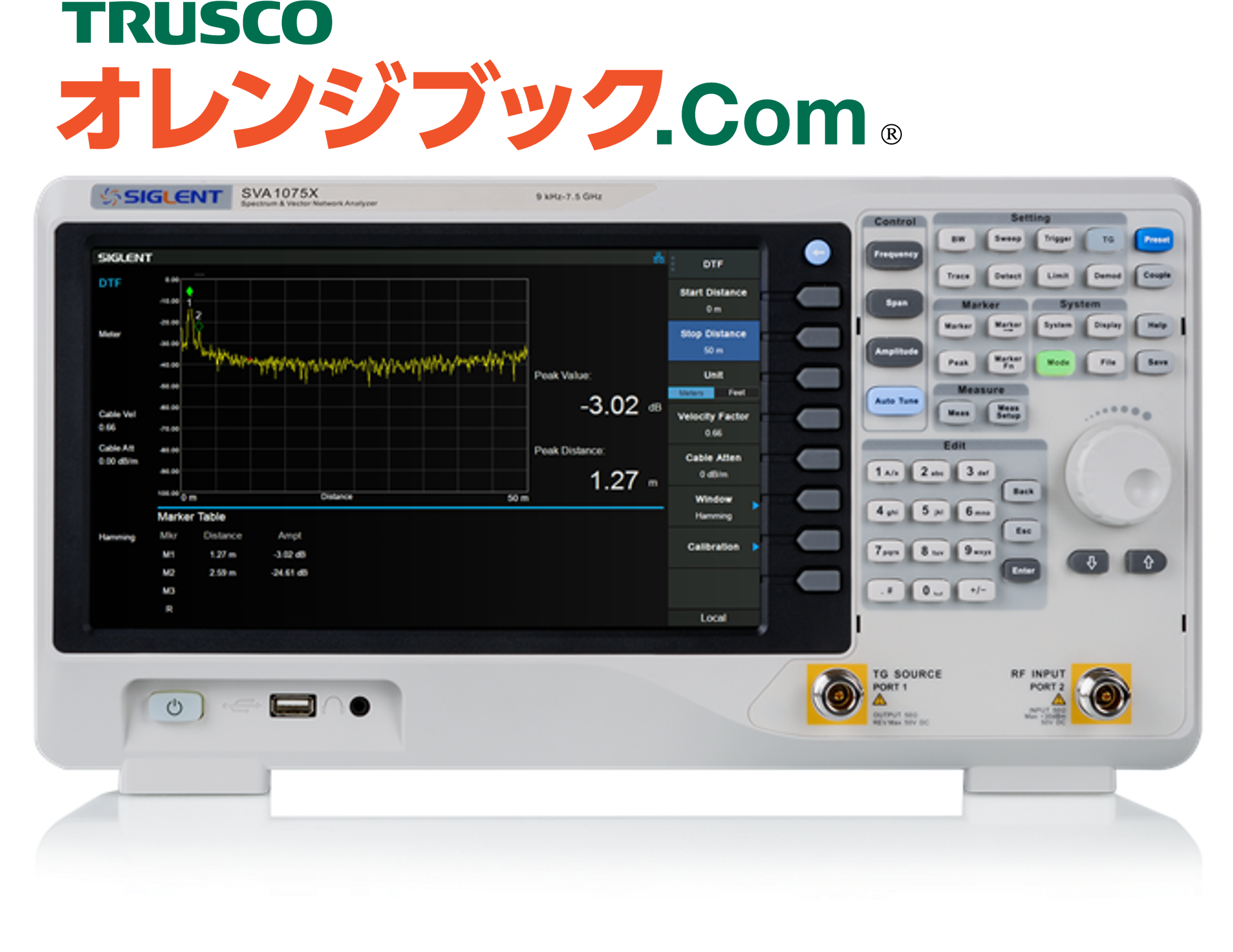 スペクトラム&ネットワークアナライザ 3.2GHz