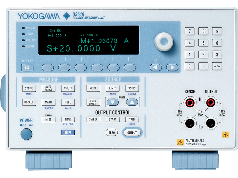 ソースメジャーユニット GS610　Ethernetインターフェース