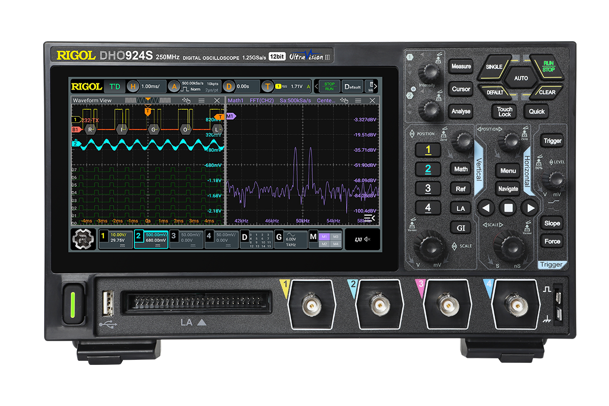 125MHz 4ch 12bit オシロスコープ