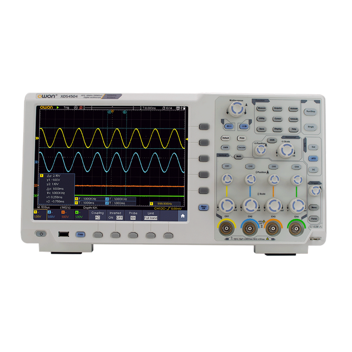 500MHz 4ch 400Mpts　オシロスコープ