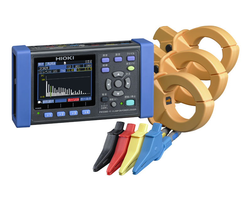 クランプオンパワーロガー 高調波測定機能